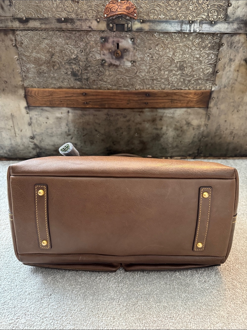 Dooney & Bourke Florentine Clayton in Elephant with strap - Picture 3 of 16